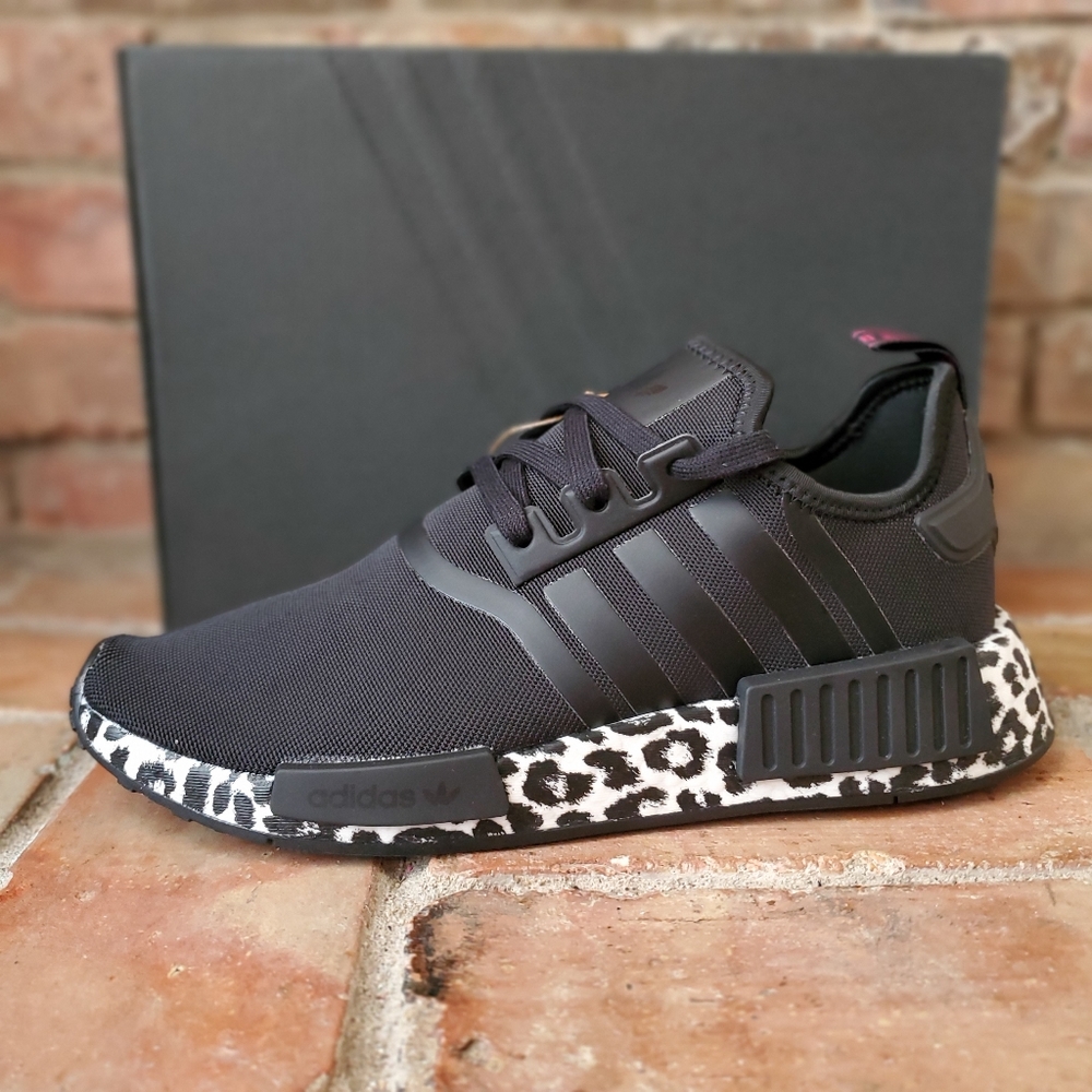 adidas Black and White Athletic Shoes